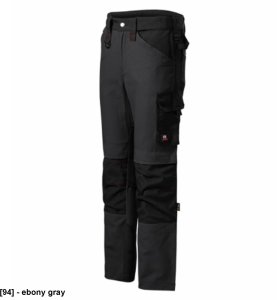 Vertex - ADLER - Vertex - Spodnie robocze męskie, Cordura, 310 g/m2, 34 % bawełna, 66 % polyamid - ebony gray - 50 long-52 58 1