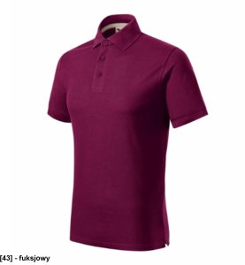 Prime (GOTS) - ADLER - Prime (GOTS) - Koszulka polo męska, Certified by Intertek GOTS-14289, 200 g/m2, 100 % bawełna organiczna - fuksjowy S 1
