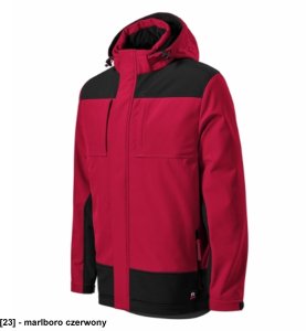 Vertex - ADLER - Vertex - Zimowa kurtka softshellowa męska, softshell, 320 g/m2, 94 % poliester, 6 % elastan - marlboro czerwony 2XL 1