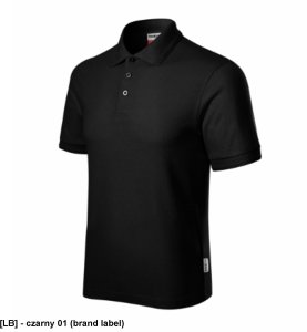 Reserve R22 - ADLER - Koszulka polo męska, 200 g/m2 - czarny 01 (brand label) XL 2