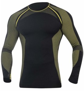 ARDON AKREC - Męski T-shirt długi rękaw odprowadza wilgoć z powierzchni ciała 60% carbon poliester 32% nylon 8% spandex M 1