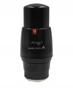 Vario Term głowica termostatyczna Prestige GS.04-124C click RA-N czarny mat 000M638A124 1