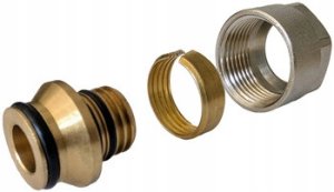 KFA złączka zaciskowa Eurokonus G3/4 do rur PEX 16x2 mm 814-040-20 1