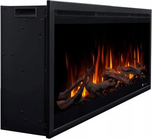 Aflamo ROYAL 3D 100 cm, Kominek elektryczny LED do zabudowy 8