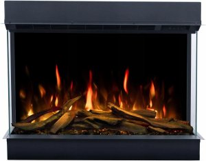 Aflamo SUPERB 3D 100 cm, Kominek elektryczny LED do zabudowy AFLAMO + DŹWIĘK 2