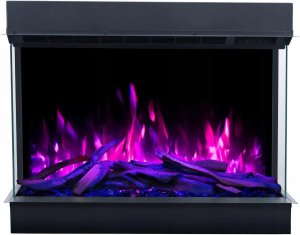 Aflamo SUPERB 3D 100 cm, Kominek elektryczny LED do zabudowy AFLAMO + DŹWIĘK 3