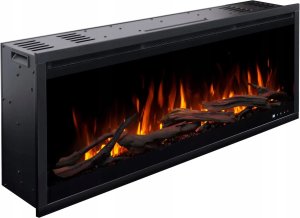 Aflamo ROYAL 3D 120 cm, Kominek elektryczny LED do zabudowy 9