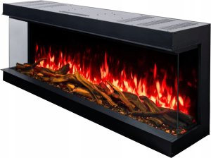 Aflamo SUPERB 3D 160 cm, Kominek elektryczny LED do zabudowy AFLAMO + DŹWIĘK 11
