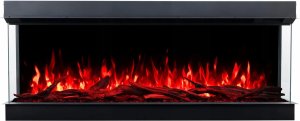 Aflamo SUPERB 3D 160 cm, Kominek elektryczny LED do zabudowy AFLAMO + DŹWIĘK 4