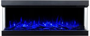 Aflamo SUPERB 3D 160 cm, Kominek elektryczny LED do zabudowy AFLAMO + DŹWIĘK 8
