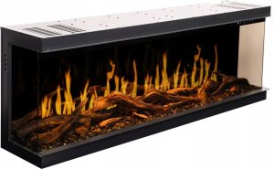 Aflamo GOLD 193 cm, Kominek elektryczny LED ścienny i do zabudowy 8