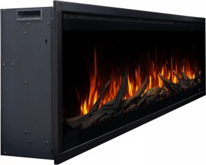 Aflamo ROYAL 3D 180 cm, Kominek elektryczny LED do zabudowy 10