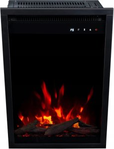 Aflamo Wkład AFLAMO 3D 60x40 cm, wkład elektryczny LED do zabudowy AFLAMO PLUS + DŹWIĘK 12