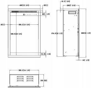 Aflamo Wkład AFLAMO 3D 60x40 cm, wkład elektryczny LED do zabudowy AFLAMO PLUS + DŹWIĘK 13