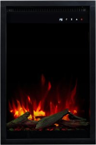 Aflamo Wkład AFLAMO 3D 60x40 cm, wkład elektryczny LED do zabudowy AFLAMO PLUS + DŹWIĘK 4