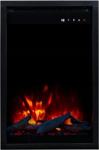 Aflamo Wkład AFLAMO 3D 60x40 cm, wkład elektryczny LED do zabudowy AFLAMO PLUS + DŹWIĘK 5