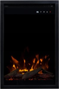 Aflamo Wkład AFLAMO 3D 60x40 cm, wkład elektryczny LED do zabudowy AFLAMO PLUS + DŹWIĘK 8