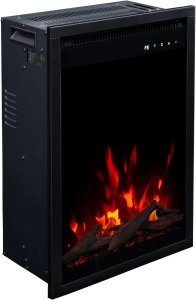 Aflamo Wkład AFLAMO 3D 60x40 cm, wkład elektryczny LED do zabudowy AFLAMO PLUS + DŹWIĘK 9