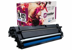 Toner INKDIGO do BROTHER TN 821 12k Cyan P 1