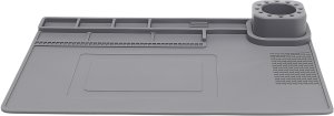 Mata Antystatyczna Silikonowa do Lutowania 40x30cm Organizer 1