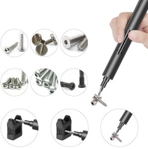 Wkrętak Precyzyjny Śrubokręt Aku Zestaw Bitów 23 Elementy Magnetyzer Bity 2