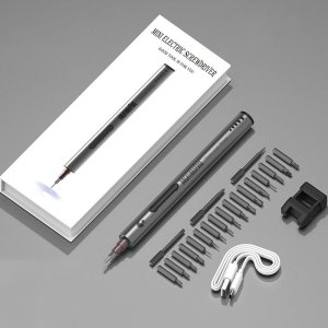 Wkrętak Precyzyjny Śrubokręt Aku Zestaw Bitów 23 Elementy Magnetyzer Bity 5