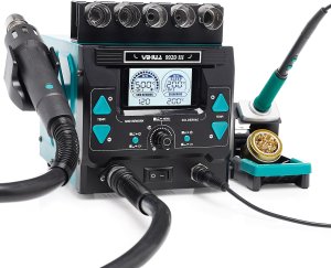 Stacja Lutownicza Hot Air Lutownica Yihua 992D-III Groty C245 C210 6 DYSZ 8