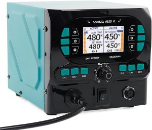 Stacja Lutownicza 2w1 Yihua 992D-II Mini Hot Air W575 Lutownica C210 1
