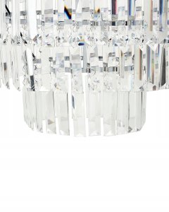 Lampa wisząca Beliani Żyrandol AMENEIRO Przezroczysty 7