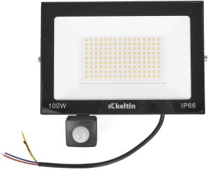 Naświetlacz KELTIN Naświetlacz LED 100W z czujnikiem ruchu – barwa biała ciepła 2700K (10) 2