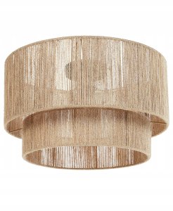 Lampa sufitowa Beliani Lampa sufitowa DORING Juta 6