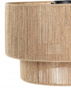 Lampa sufitowa Beliani Lampa sufitowa DORING Juta 7