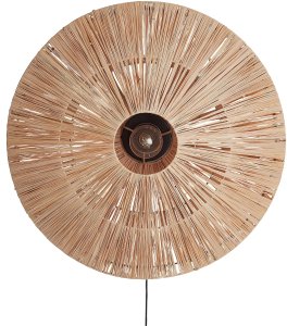 Kinkiet Beliani Lampa ścienna LUMUT Plecionka 5