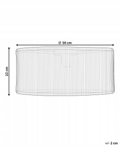 Lampa sufitowa Beliani Lampa sufitowa SEWA Juta 3