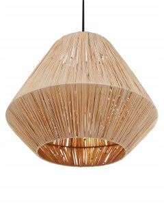 Lampa wisząca Beliani Lampa wisząca DAMIT Plecionka 4