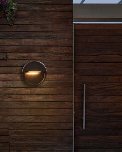 Kinkiet Beliani Zestaw 2 lamp ściennych zewnętrznych LED POMPTON Czarny 4