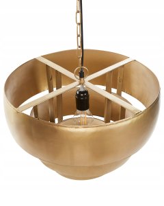Lampa wisząca Beliani Lampa wisząca MBANGO Metal Złoty 6
