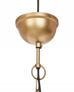 Lampa wisząca Beliani Lampa wisząca MBANGO Metal Złoty 8