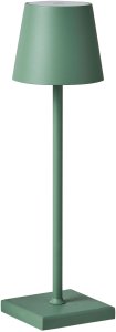 Lampa stołowa Beliani Bezprzewodowa lampa stołowa LED BACEIRO Ze ściemniaczem Metal Zielony 7