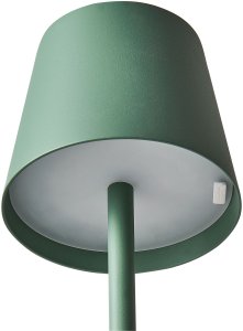 Lampa stołowa Beliani Bezprzewodowa lampa stołowa LED BACEIRO Ze ściemniaczem Metal Zielony 9