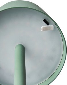 Lampa stołowa Beliani Bezprzewodowa lampa stołowa LED BACEIRO Ze ściemniaczem Metal Zielony 10