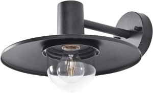 Kinkiet Beliani Lampa ścienna ogrodowa BARALIA Czarny 5