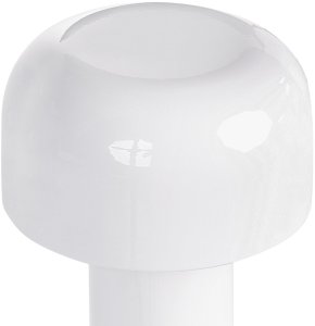 Lampa stołowa Beliani Bezprzewodowa lampa stołowa LED BESOS Ze ściemniaczem Metal Biały 7