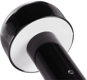 Lampa stołowa Beliani Bezprzewodowa lampa stołowa LED BESOS Ze ściemniaczem Metal Czarny 8