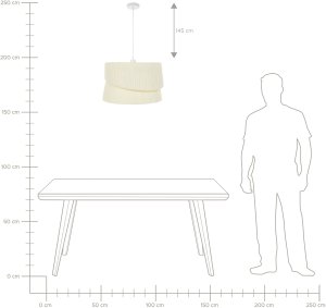 Lampa sufitowa Beliani BIRIM Beżowy (519766 Bel) 9