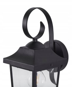 Kinkiet Beliani Lampa ścienna ogrodowa TANGON Czarny 6