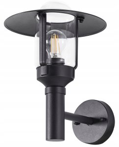 Kinkiet Beliani Lampa ścienna ogrodowa TIZU Czarny 5