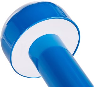 Lampa stołowa Beliani Bezprzewodowa lampa stołowa LED BESOS Ze ściemniaczem Metal Niebieski 8