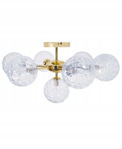 Lampa sufitowa Beliani Lampa sufitowa ANADYR Szkło Niebieski 5