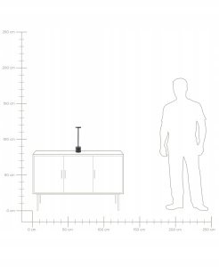 Lampa stołowa Beliani Bezprzewodowa lampa stołowa LED LIZANDRO ze ściemniaczem Metal Czarny 2